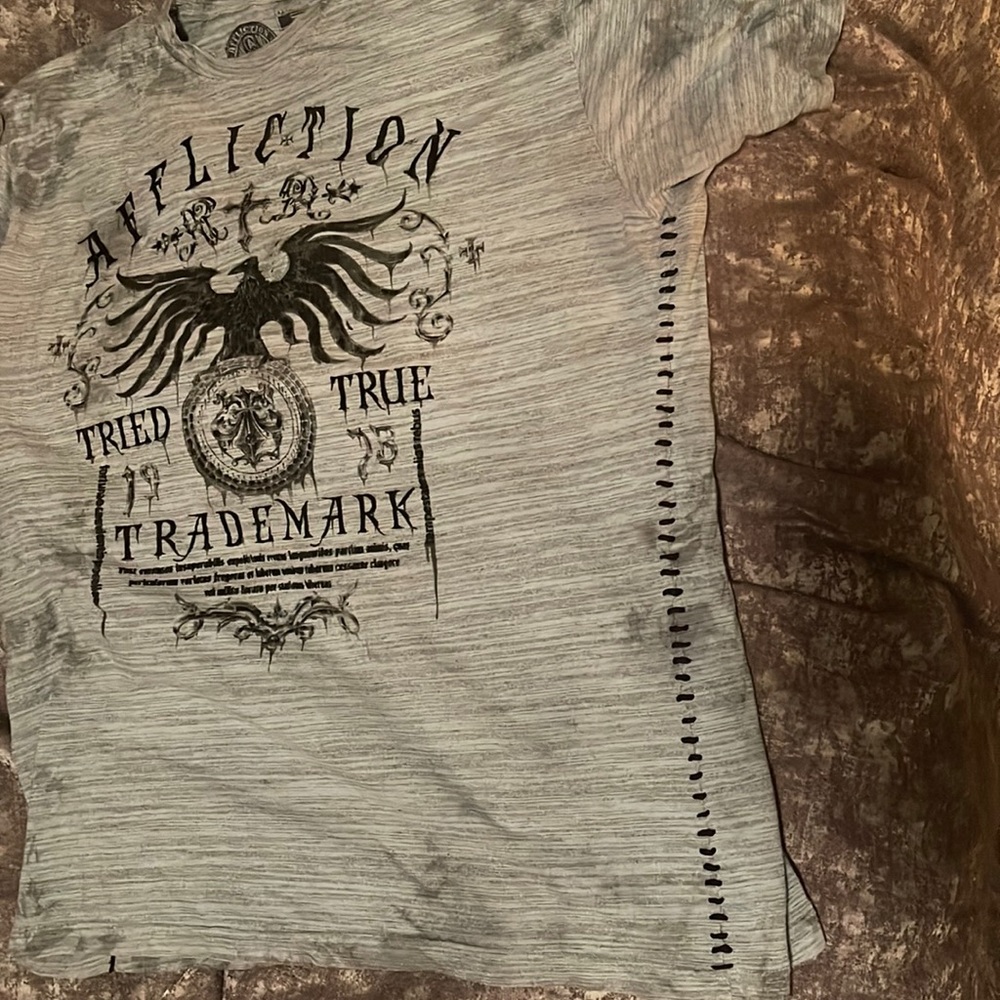 Affliction Mens tshirt size 4xl